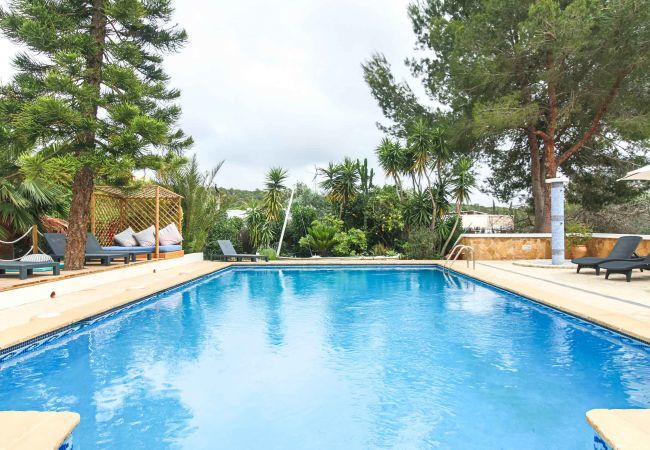 Pool von der Villa Cala Estrella auf Ibiza