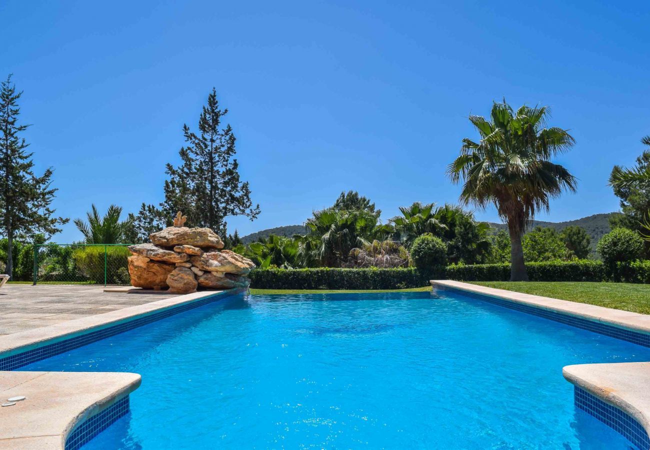 Detalle de la piscina privada de Villa Coqueta de Ibiza
