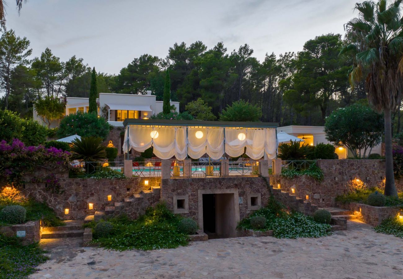 Vue aérienne de la Can Savio Ibiza
