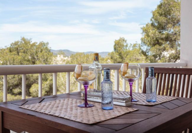 Peace and relaxation on the terrace of Casa Mar in Ibiza