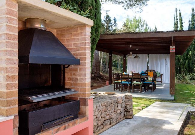 Villas with barbecue 