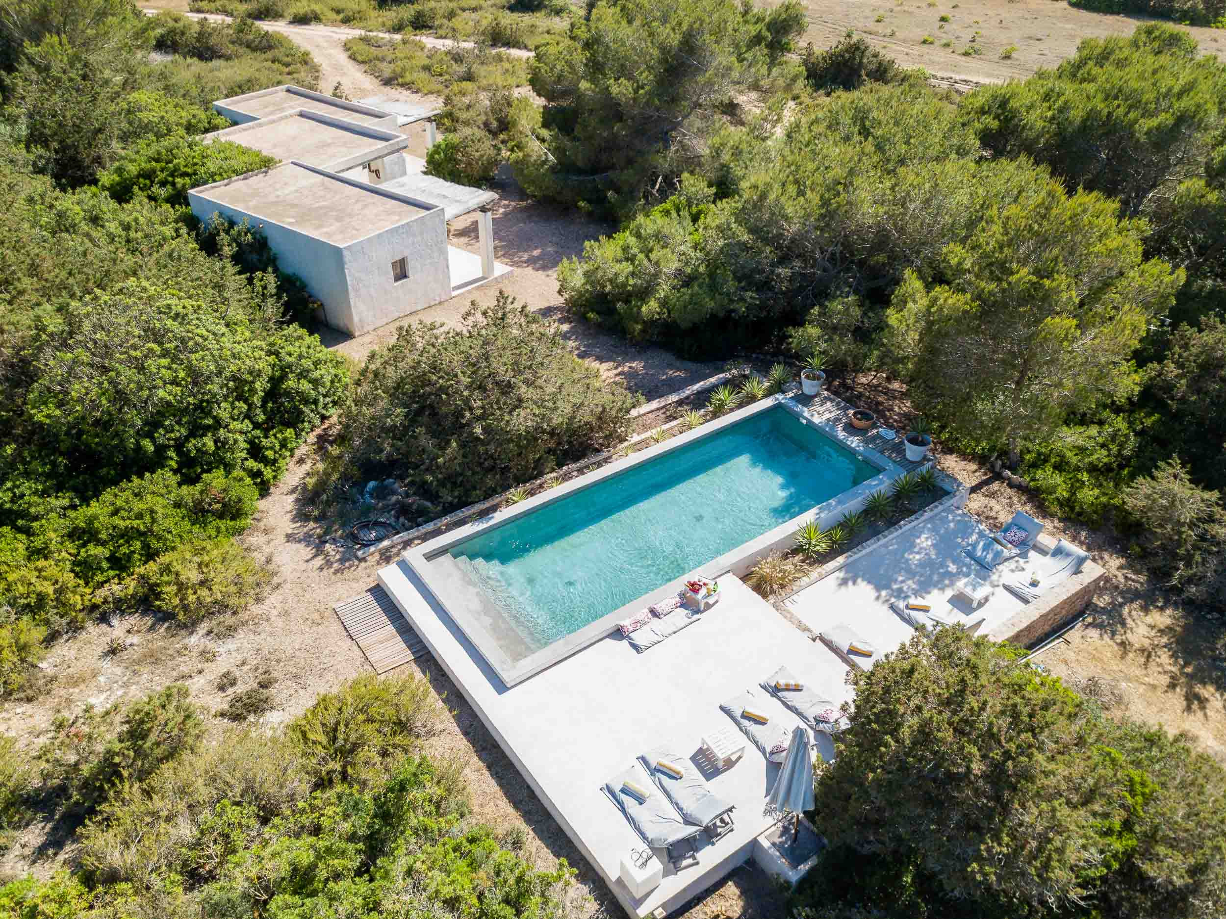 Relax by the Can Clay pool, surrounded by greenery | Eivillas