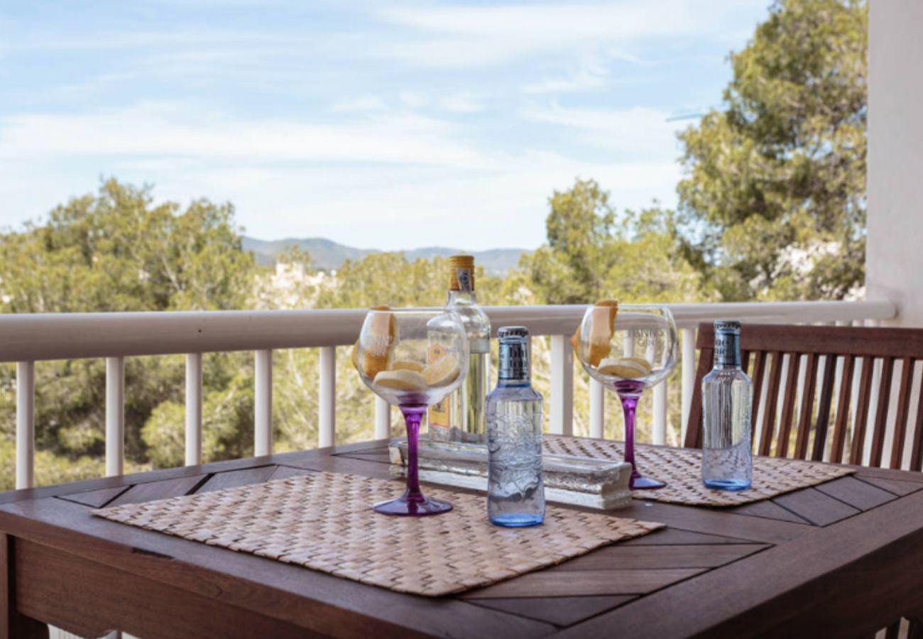 Peace and relaxation on the terrace of Casa Mar in Ibiza