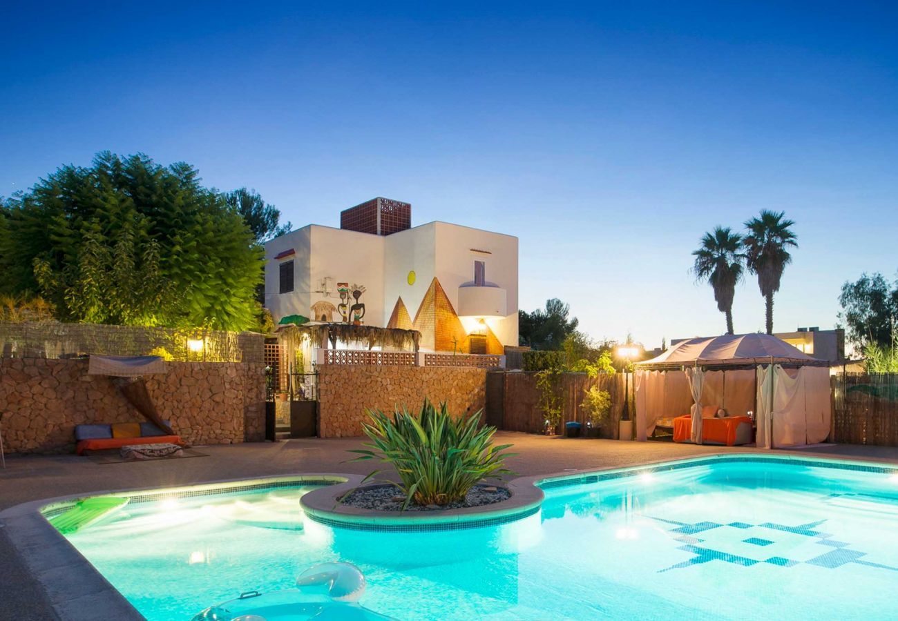 Views of the holiday house Can Lucia in Sant Antoni