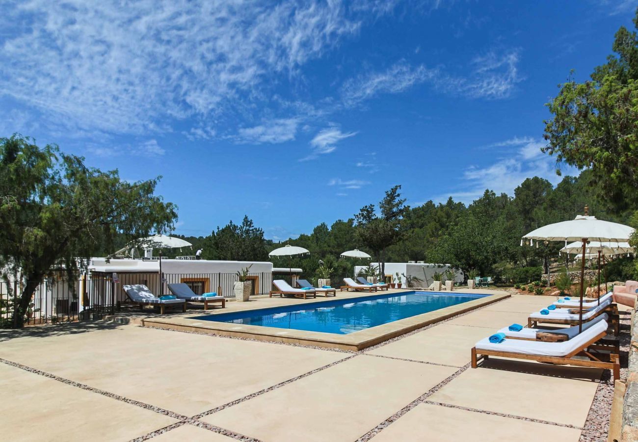 Relaxation area on the private terrace of the villa Boca Sega