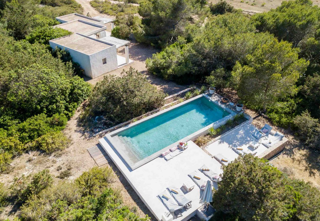 Relax by the Can Clay pool, surrounded by greenery | Eivillas