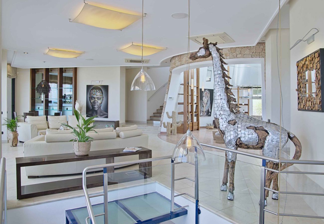 Luxury interior of villa Klark for holidays in Sant Antoni