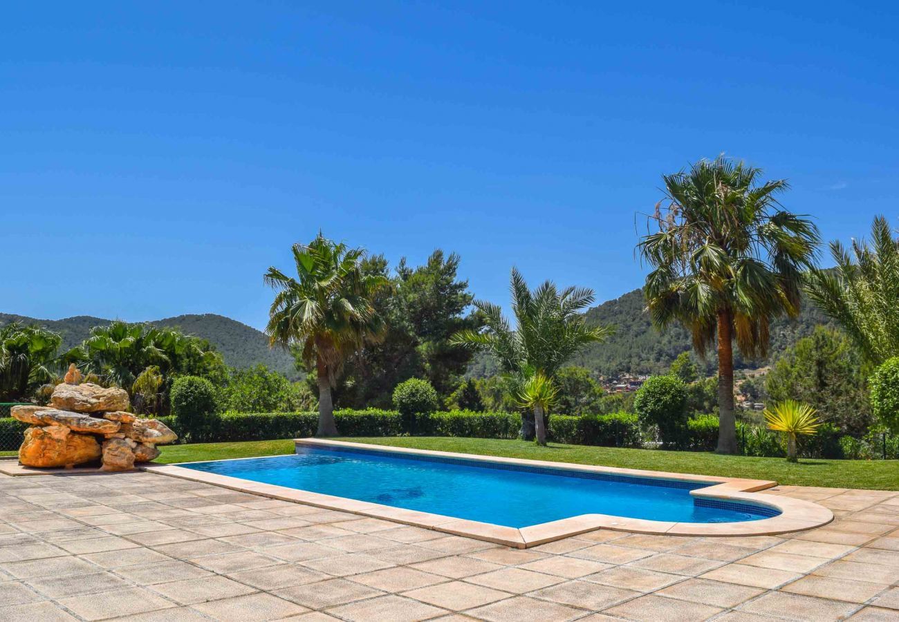 Swimming pool and views of Villa Coqueta