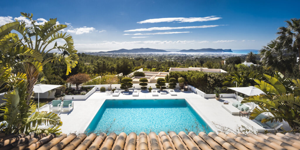 Amazing views from villa in Ibiza