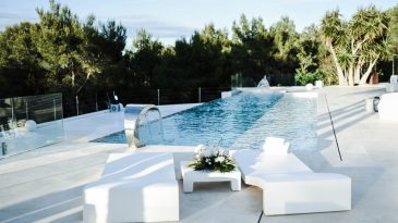 Villas in Ibiza for rent for filming - Pool Villa Esplendor