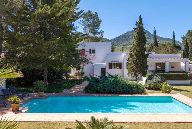 Fenced Pool Villa in Ibiza