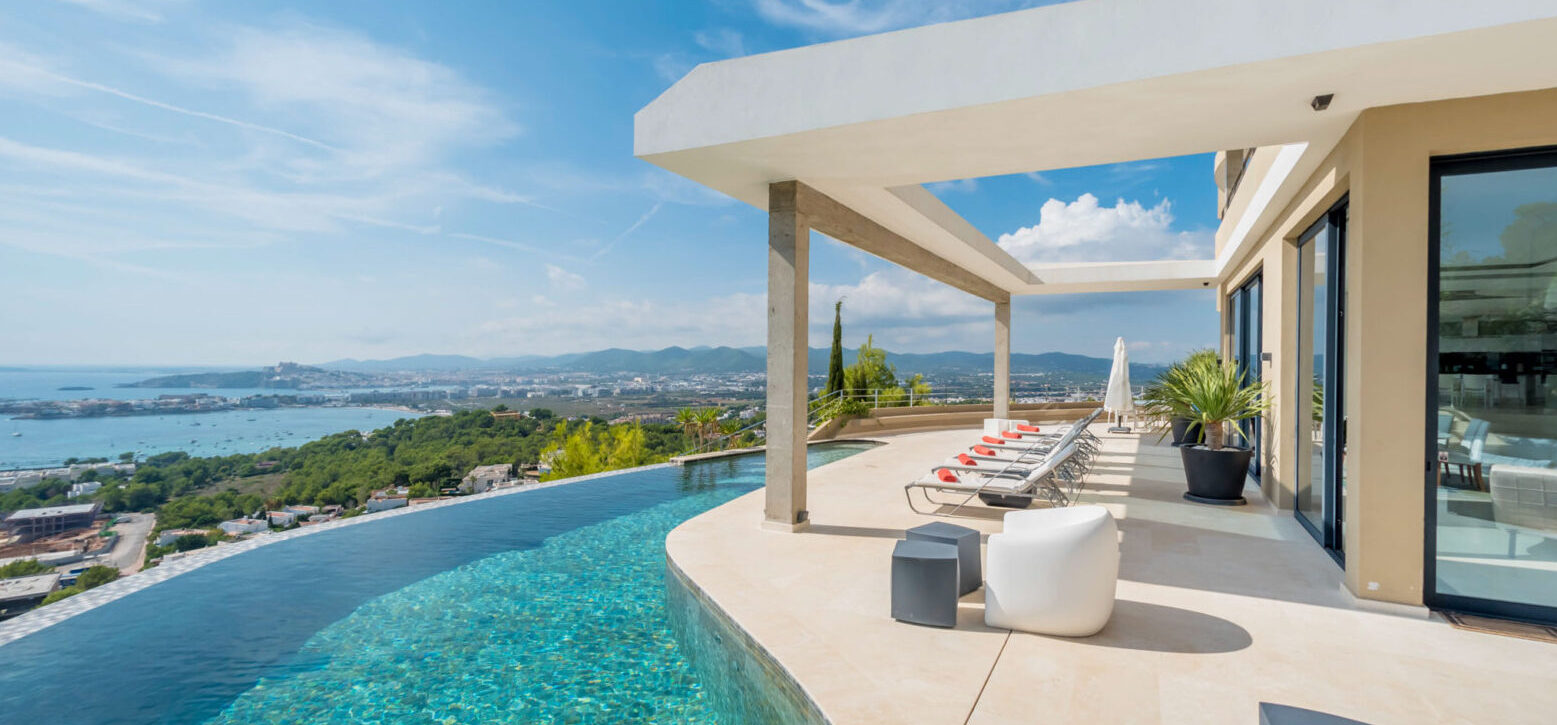 Sea view from Villa in Can Furnet Ibiza