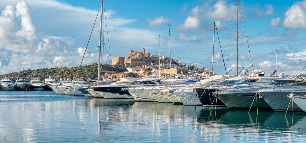The,Port,Of,Ibiza,Is,A,Commercial,,Passenger,And,Sports