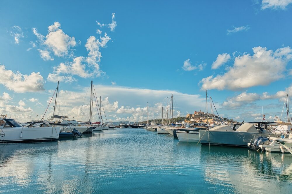 The,Port,Of,Ibiza,Is,A,Commercial,,Passenger,And,Sports
