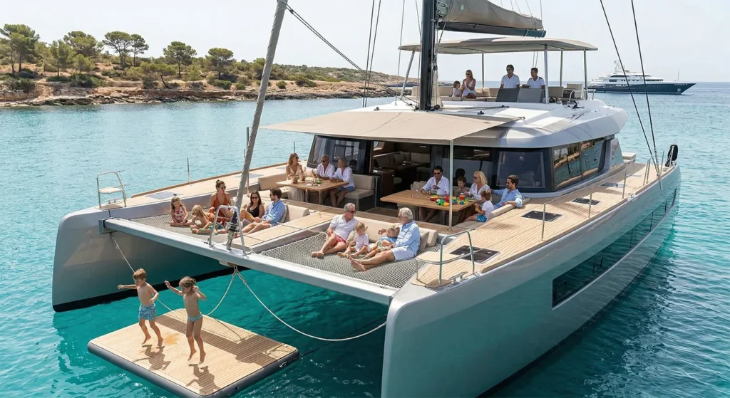 Catamaran Salon Flotante Ibiza