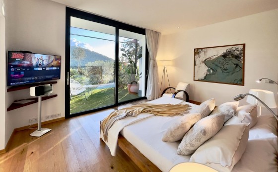 Habitación con vistas a la montaña en Villa Dreamland – Eivillas