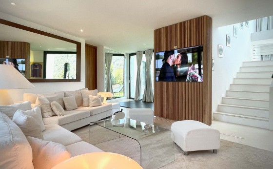 Salón elegante de Villa Dreamland en Sant Josep de Sa Talaia – Eivillas