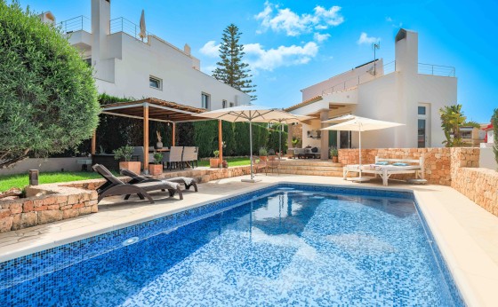 Privater Pool mit Terrasse und Essbereich – Eivillas, Villa Siesta, Santa Eulalia