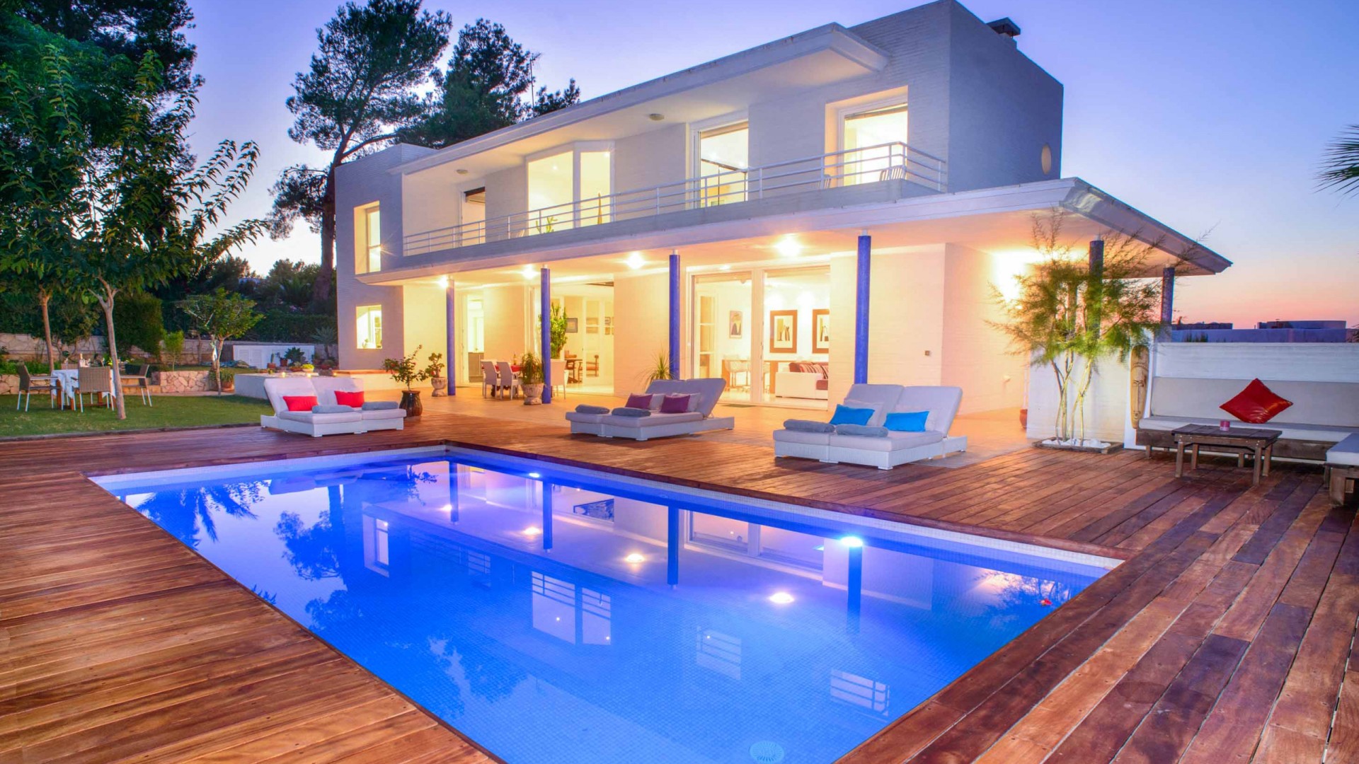 Piscine privée de la Villa Melody à Sant Antoni – Eivillas