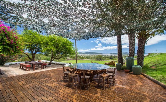 Spectacular view of Las Salinas from Villa Star